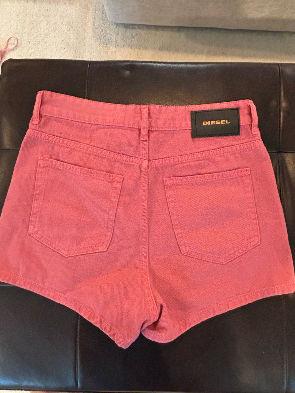Diesel High-Waist Denim Shorts